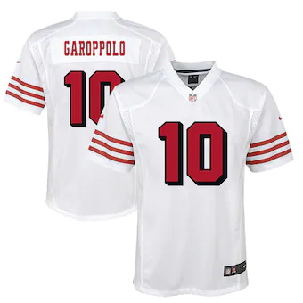 youth nike jimmy garoppolo white san francisco 49ers color 